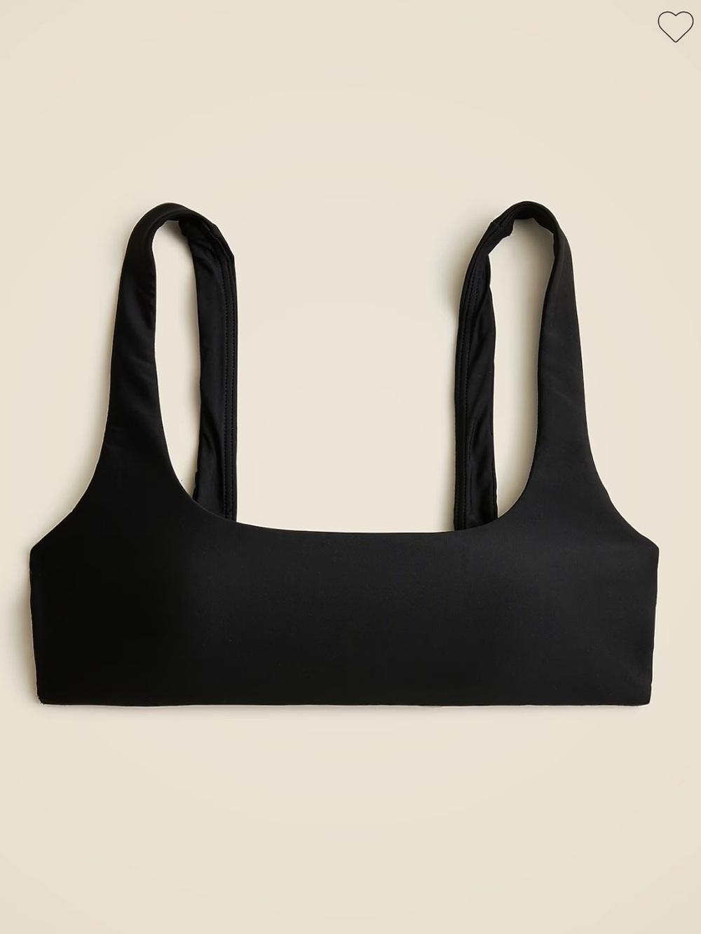J. Crew Claudia bikini top in Classic Sculpt